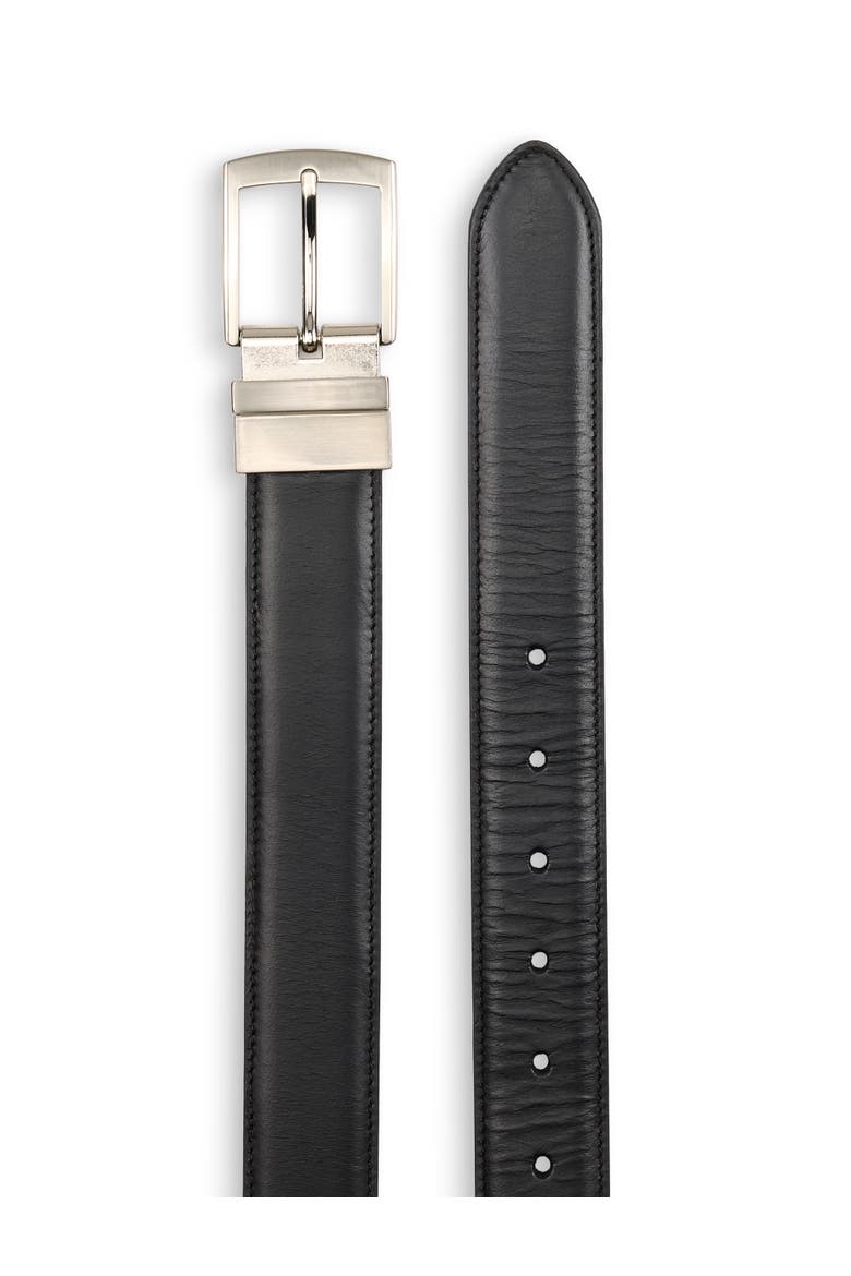 Big & Tall Reversible Leather Belt, Alternate, color, BLACK BROWN