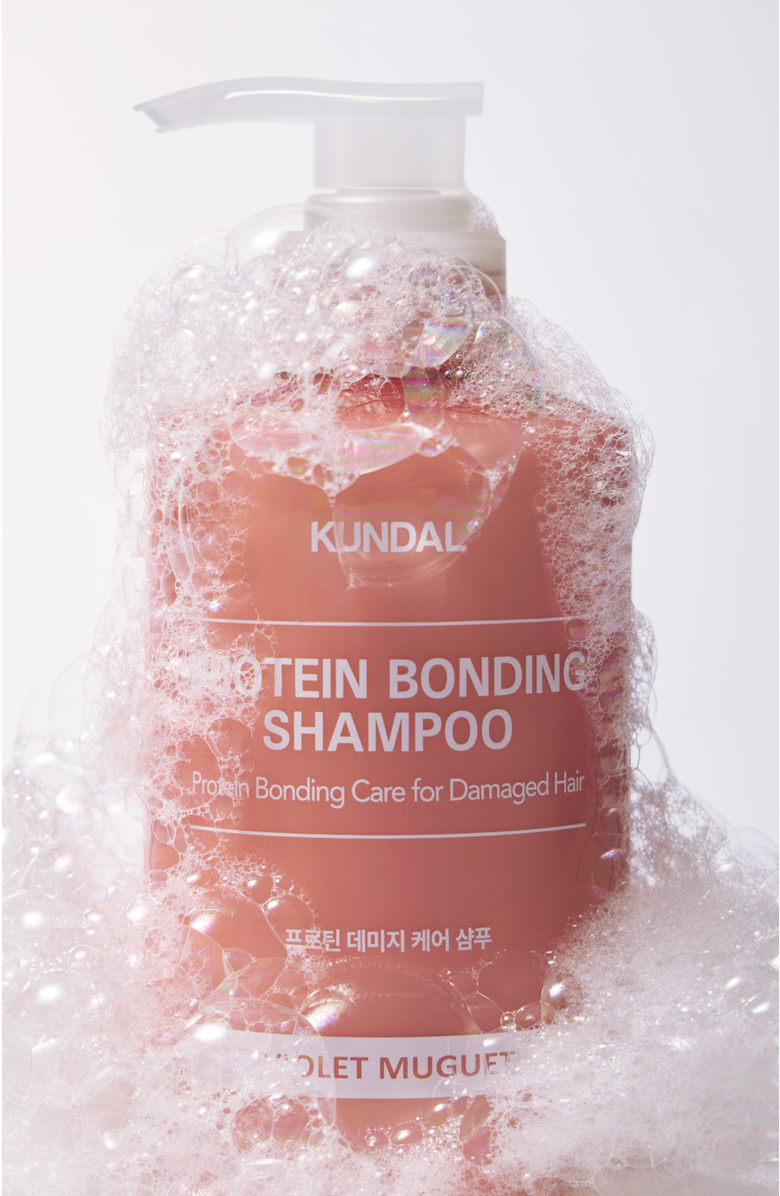KUNDAL Protein Bonding Care Shampoo Violet Muguet 2 Pack, Alternate, color, Pink