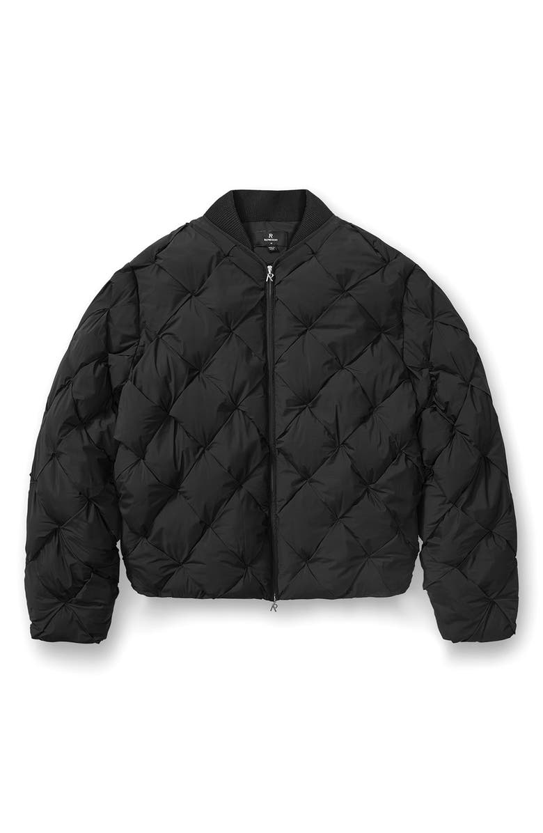 Represent Pillow Puffer Jacket, Alternate, color, Jet Black
