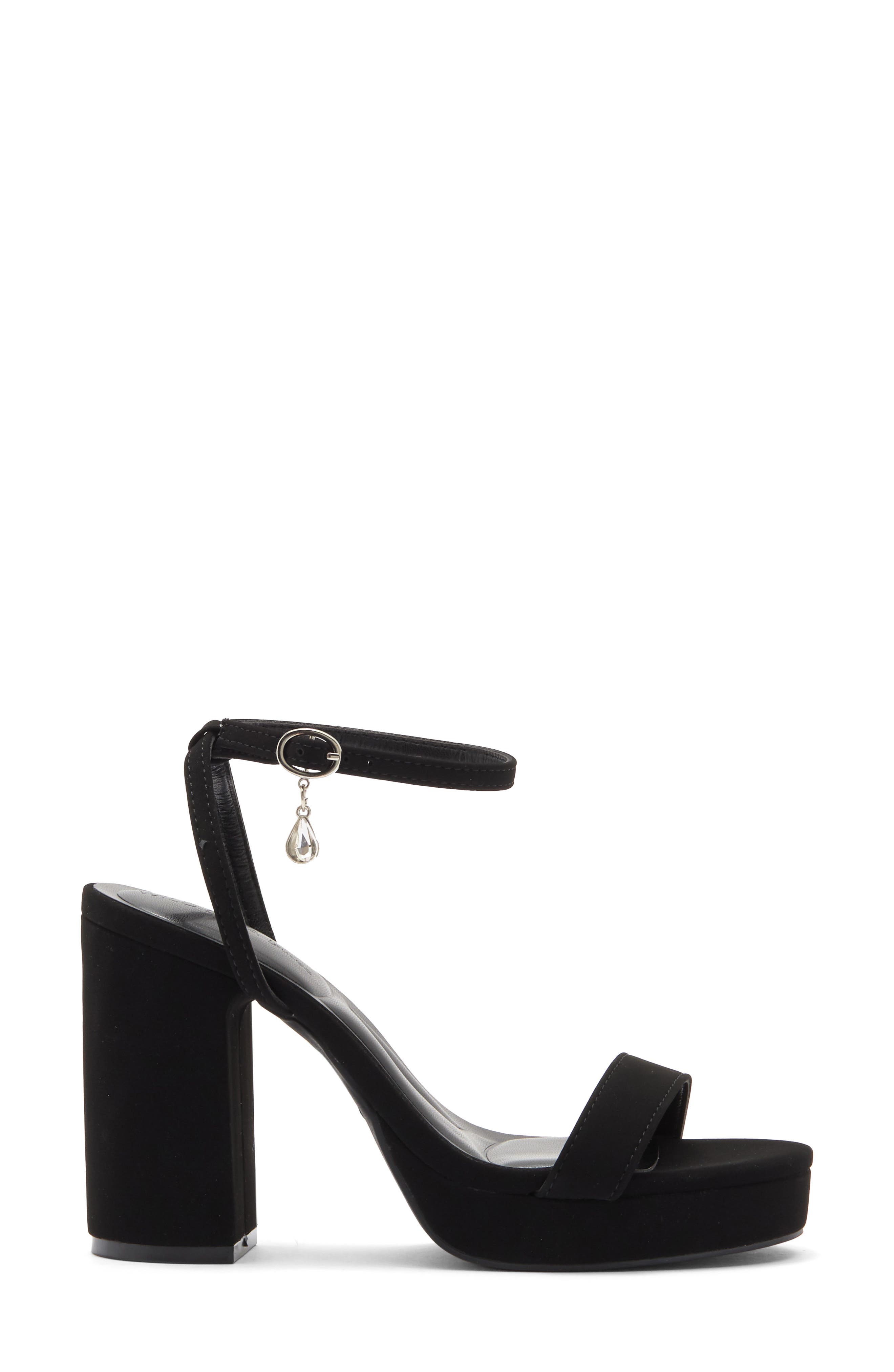 Milani Platform Sandal, Alternate, color, BLACK