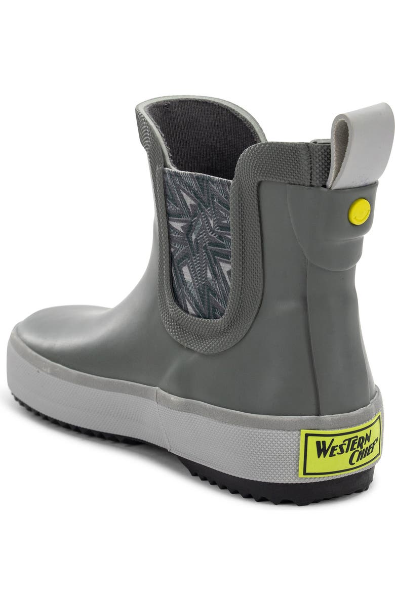 Western Chief Kids' Element Chelsea Rain Boot, Alternate, color, Gray
