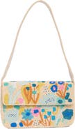 Collection XIIX Beaded Abstract Floral Shoulder Bag
