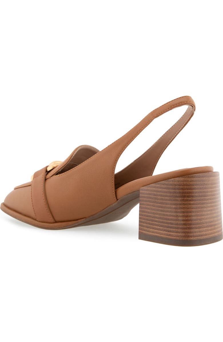 Aerosoles Allure Slingback Pump, Alternate, color, Tan Leather