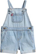 Levi's Cotton Denim Short Overalls