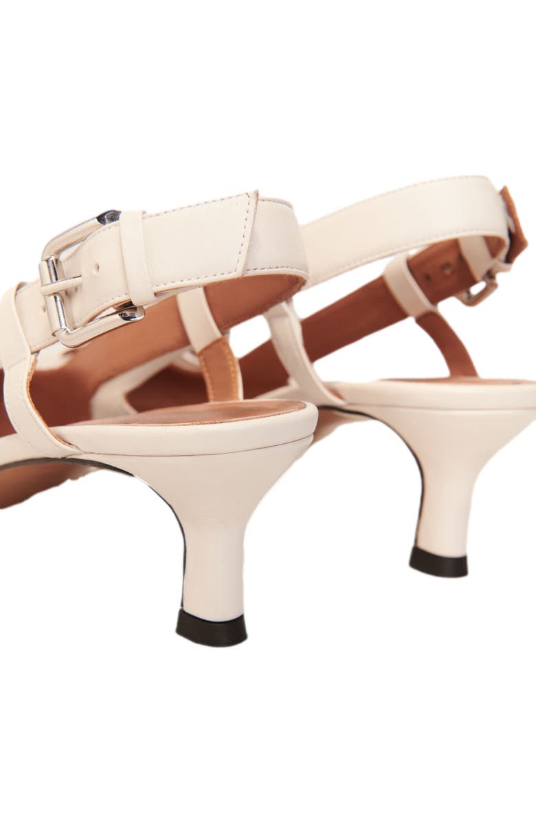 maje Double buckle slingback pump, Alternate, color,