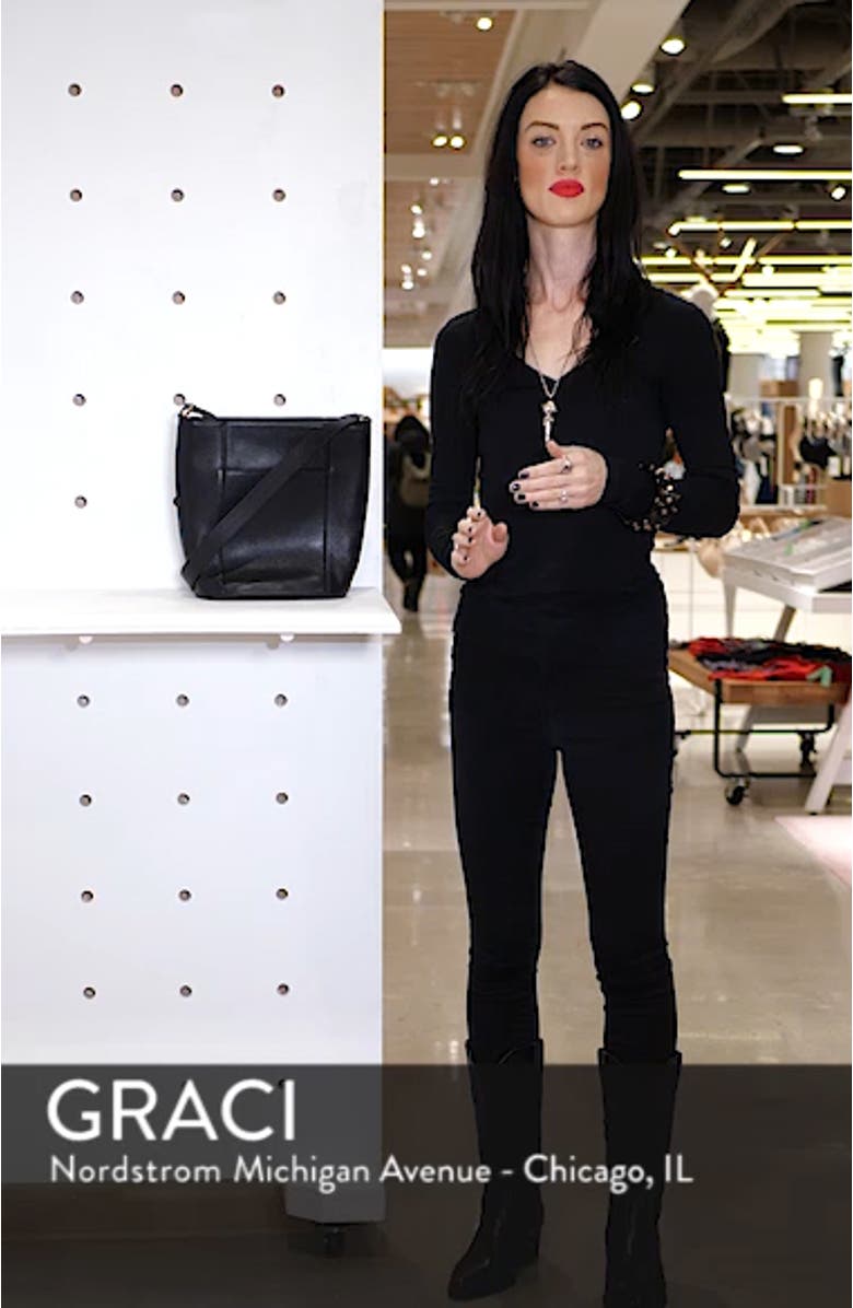 Loraine Leather Bucket Bag, sales video thumbnail