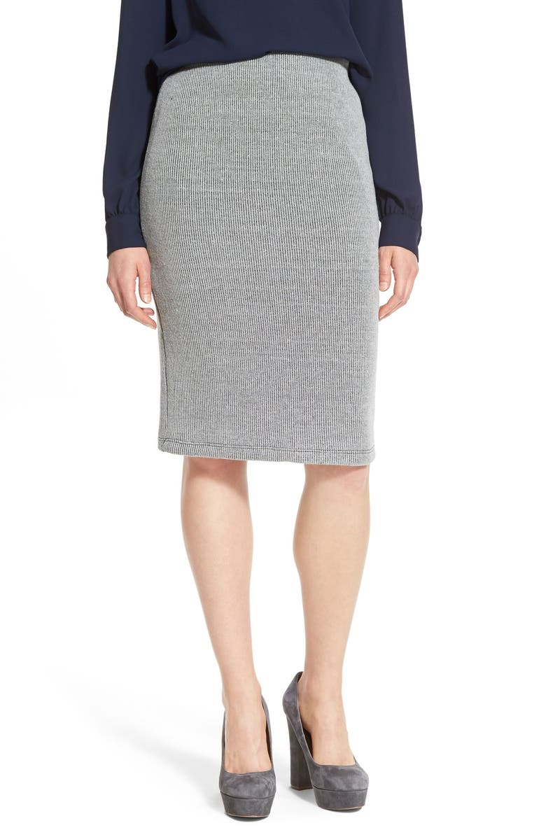 WAYF Ribbed Pencil Skirt, Main, color,