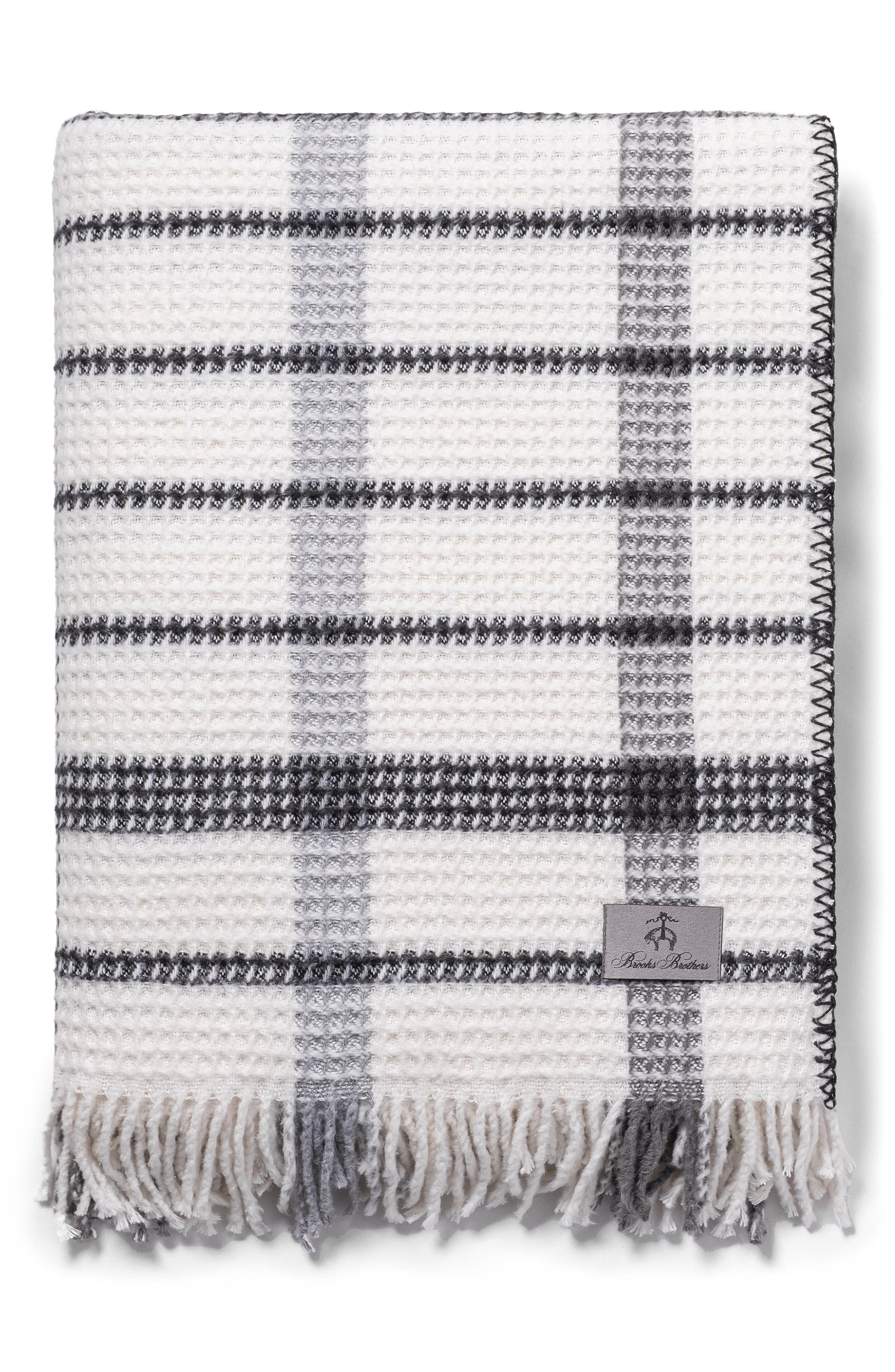 Waffle Knit Throw Blanket