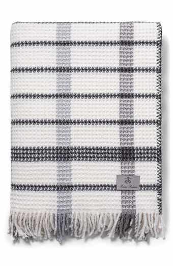 Waffle Knit Throw Blanket