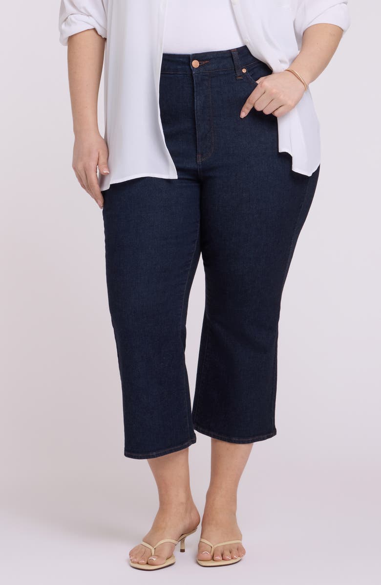 NYDJ Monica High Waist Kick Flare Crop Jeans, Main, color, Magical