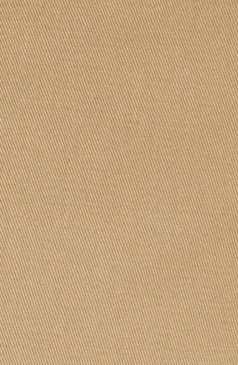 Topshop Stretch Cotton Chinos, Alternate, color, Beige