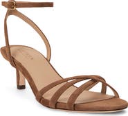 Lauren Ralph Lauren Kendyl Ankle Strap Kitten Heel Sandal