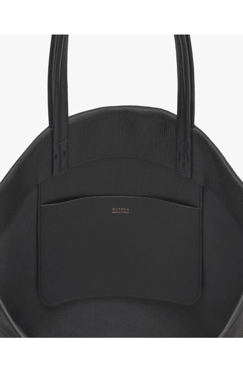 Cuyana Small Easy Tote, Alternate, color, Black