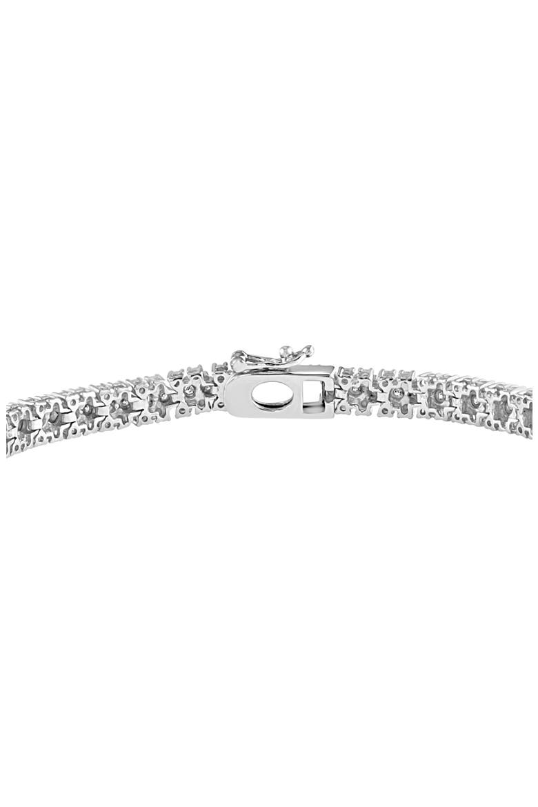 Sterling Silver Diamond Tennis Bracelet, Alternate, color, SILVER