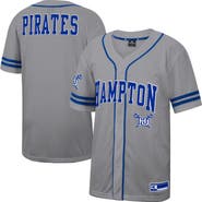 COLOSSEUM Men's Colosseum Gray Hampton Pirates Free Spirited Baseball Jersey