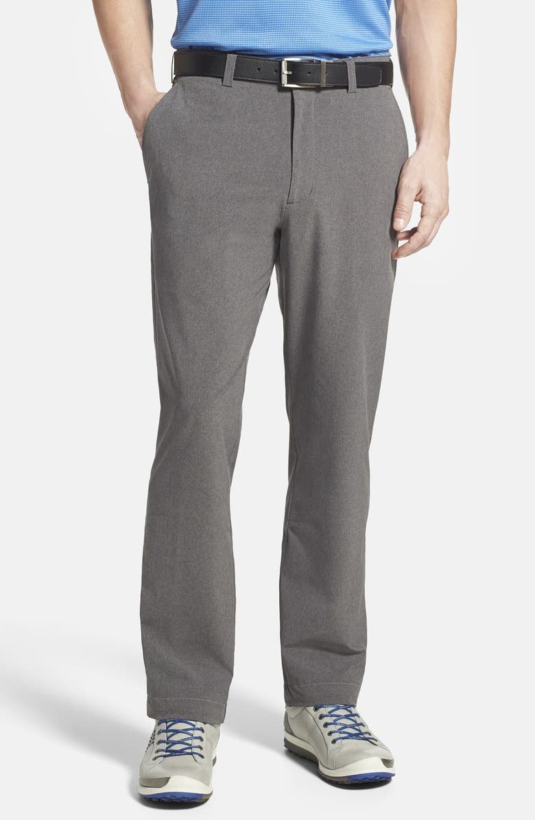 Cutter & Buck Bainbridge DryTec Flat Front Straight Leg Pants, Main, color,