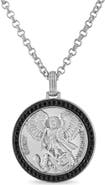 Esquire Black Diamond St. Michael Pendant Necklace