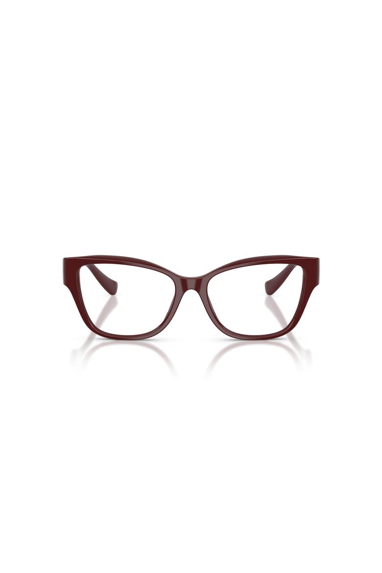 54mm Rectangle optical glasses, Alternate, color, Red
