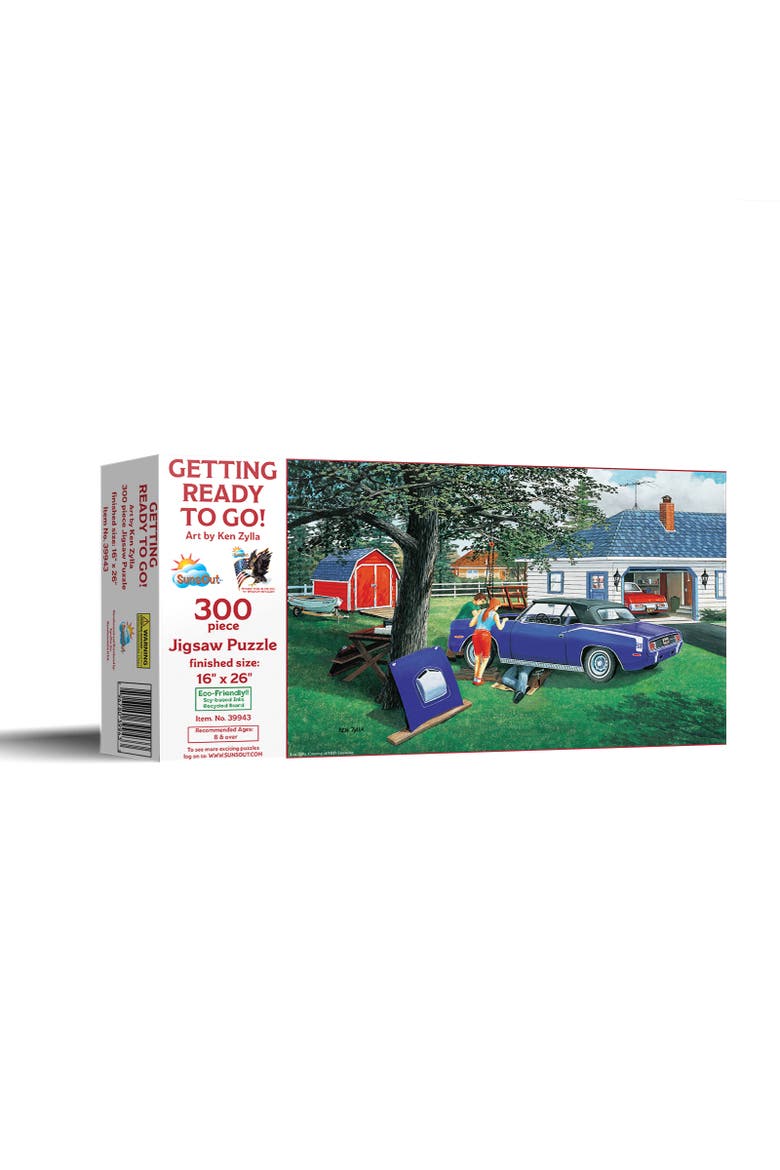 Getting Ready to Go 300 piece Jigsaw Puzzle for Adults, Main, color, Multicolor