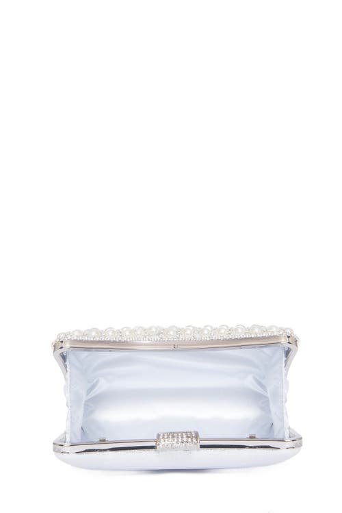 Lauren Lorraine Adore Clutch In Silver