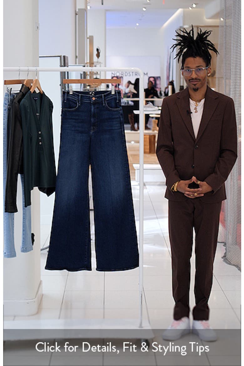 The Hustler Roller Sneak High Waist Wide Leg Jeans video
