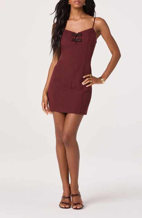 ASTR the Label Bow Detail Sleeveless Minidress