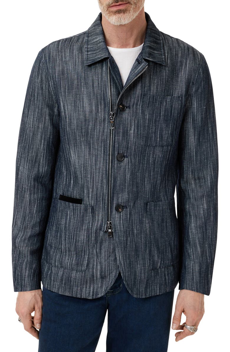 John Varvatos Homer Regular Fit Jacket, Main, color, Lake Blue