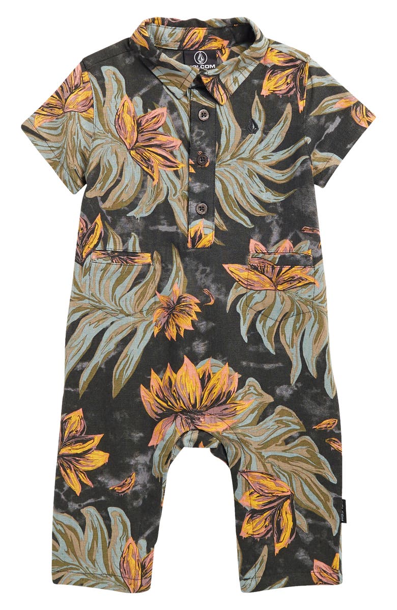 Volcom Print Romper, Main, color, 
