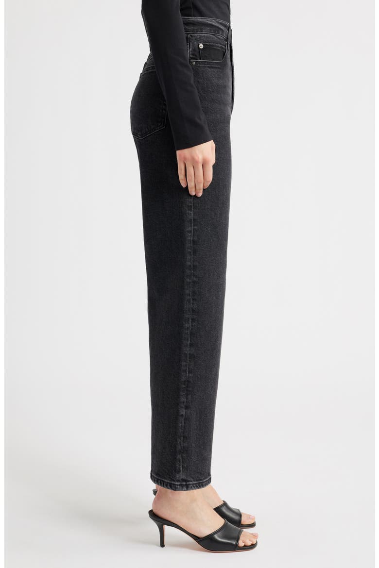 The Wide High Waist Ankle Wide Leg Jeans, Alternate, color, DECO