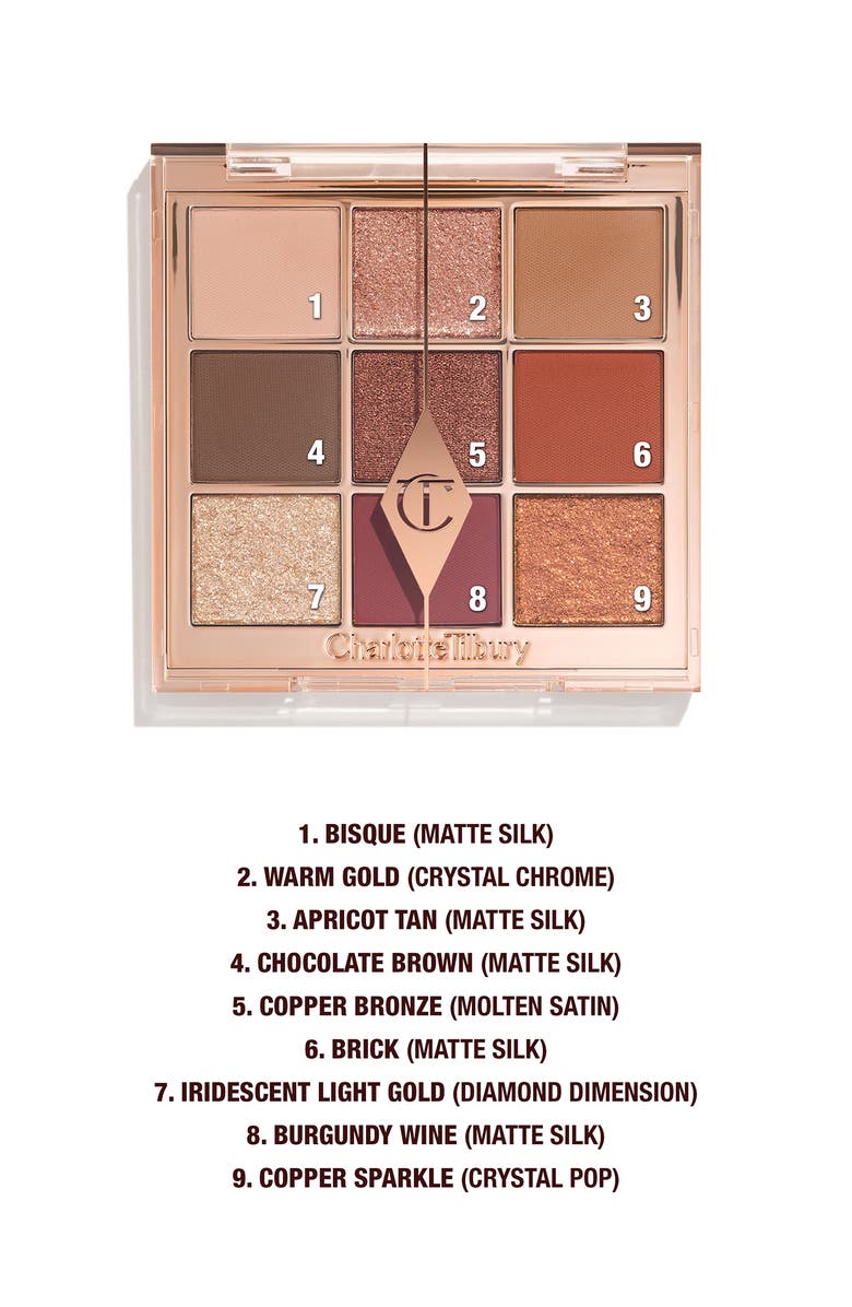Charlotte Tilbury Beautifying Eye Trends Pallete, Alternate, color, Sensual Sunset