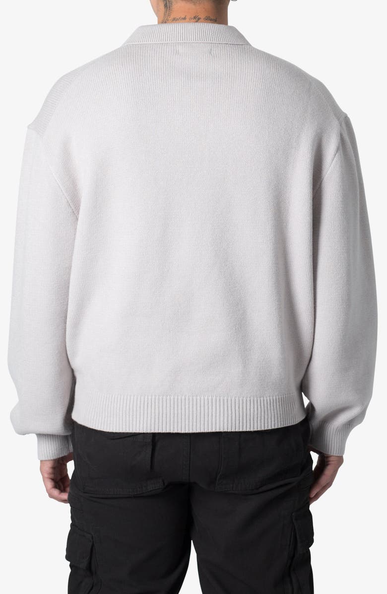 mnml Polo Sweater, Alternate, color, Light Grey