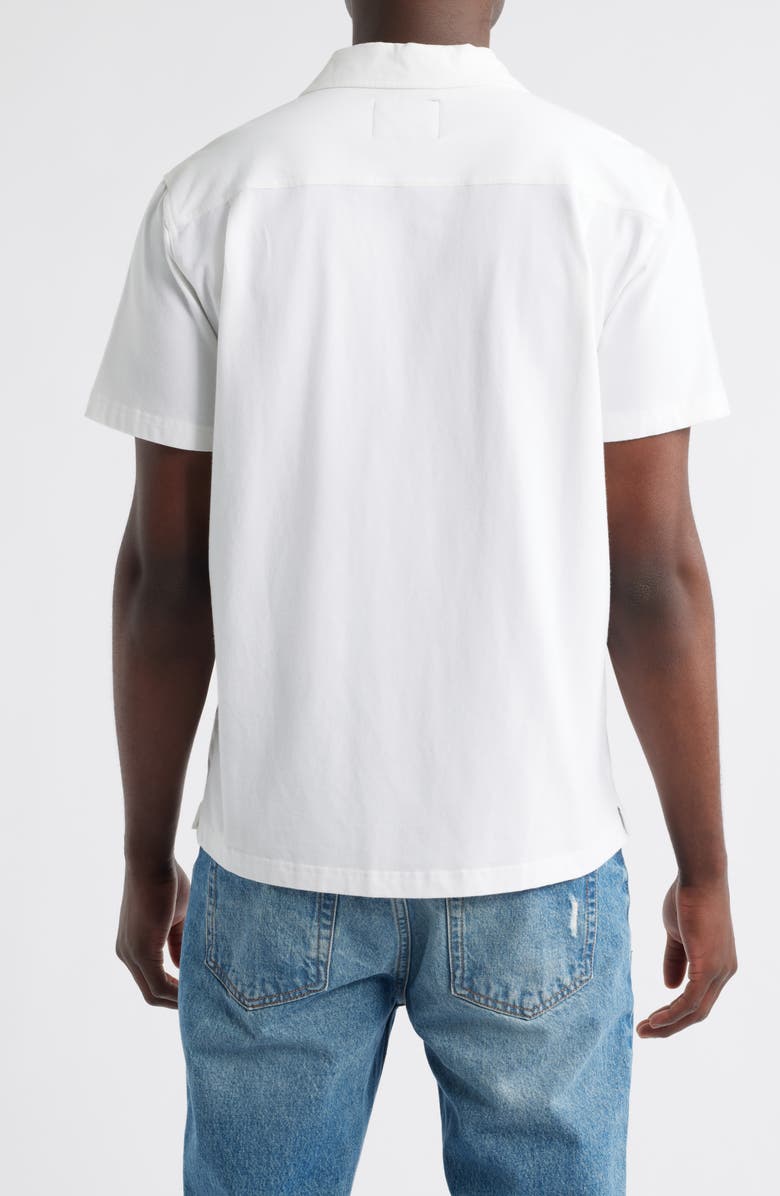 Rails Flint Stretch Cotton Camp Shirt, Alternate, color, White