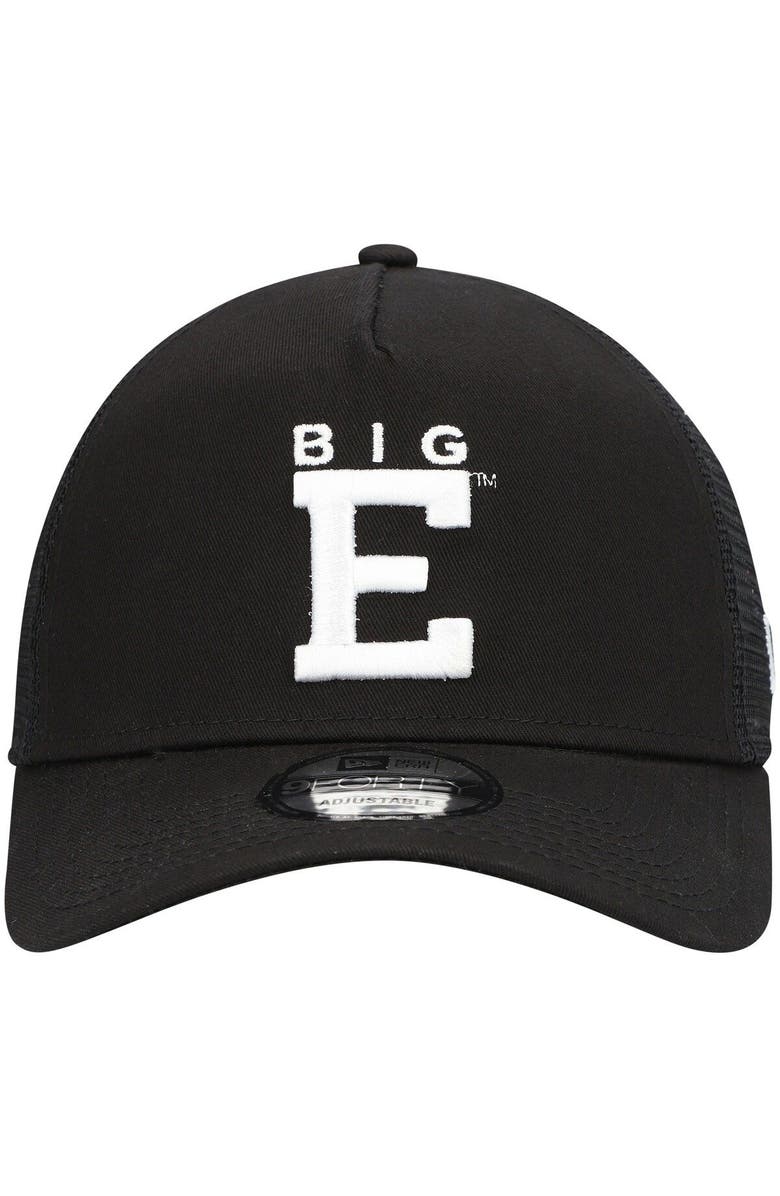 New Era Men's New Era Black Dale Earnhardt Big E Legends 9FORTY A-Frame Trucker Snapback Hat, Alternate, color, Black