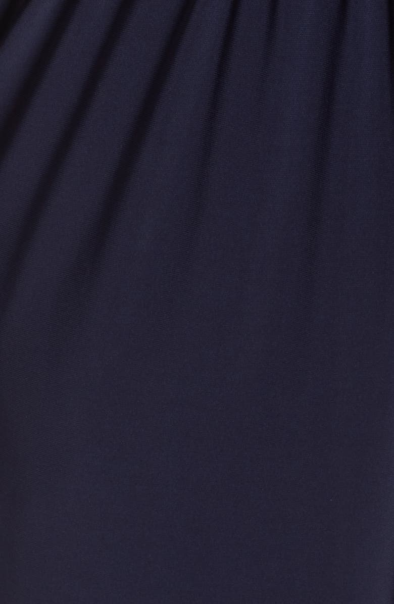 Chelsea28 Long Sleeve Off the Shoulder Smocked Jumpsuit, Alternate, color,