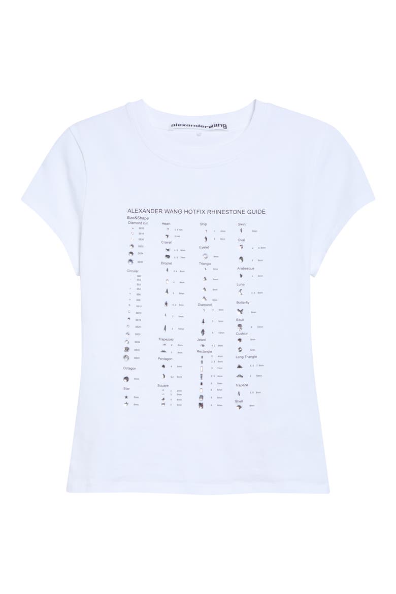 Hotfix Guide Graphic Fitted T-Shirt, Alternate, color, WHITE