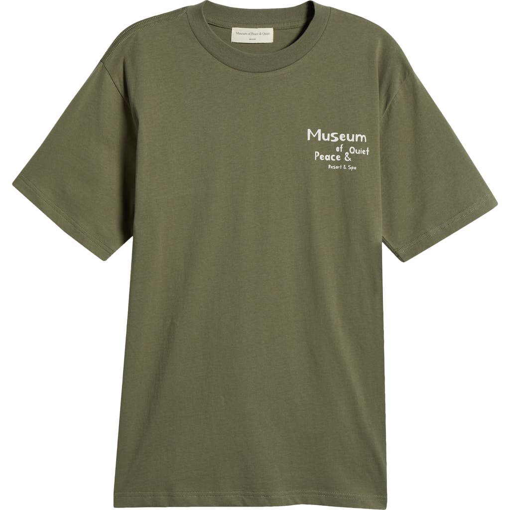 Museum Of Peace And Quiet Museum Of Peace & Quiet Resort Graphic T-shirt In Green
