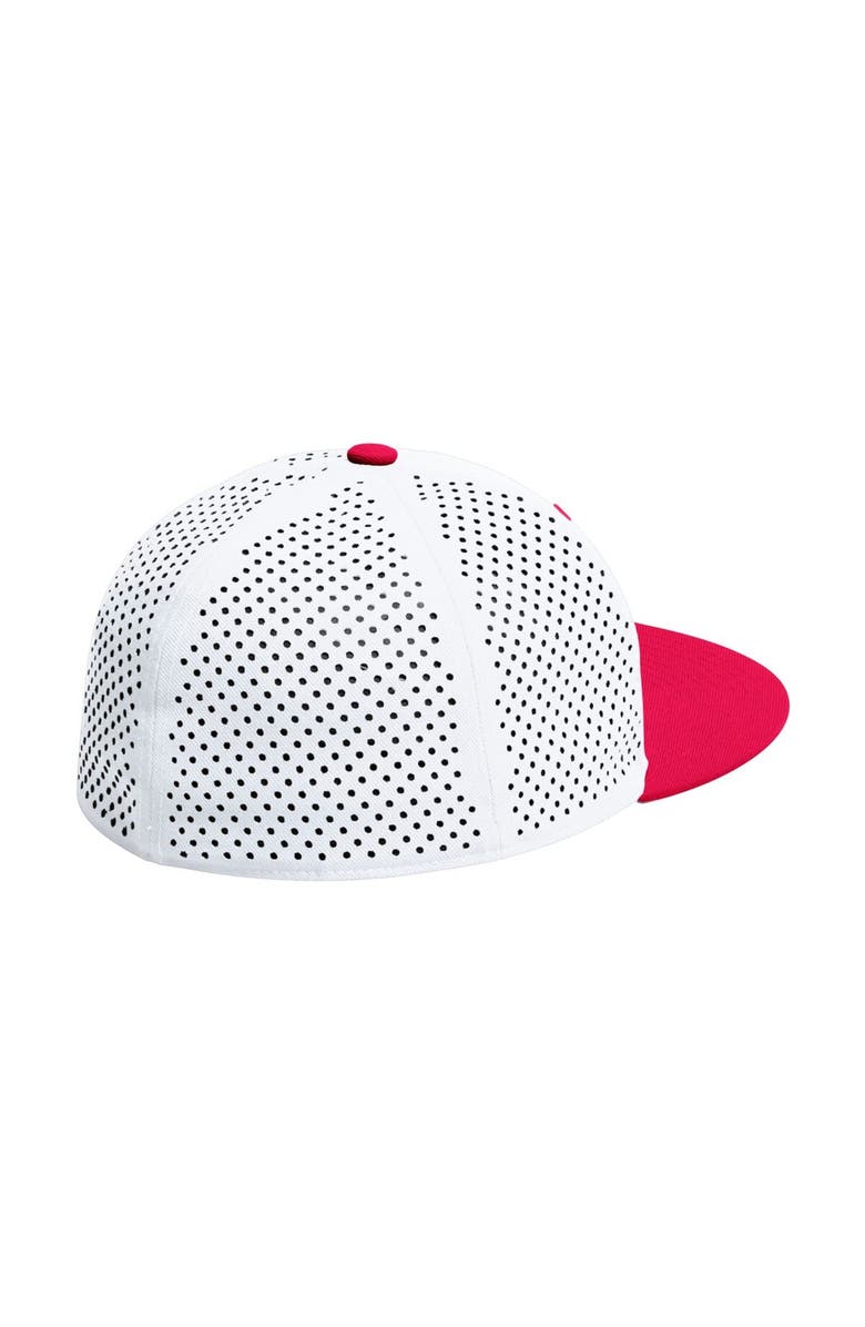 adidas Men's adidas White Rutgers Scarlet Knights On-Field Fitted Baseball Hat, Alternate, color, White