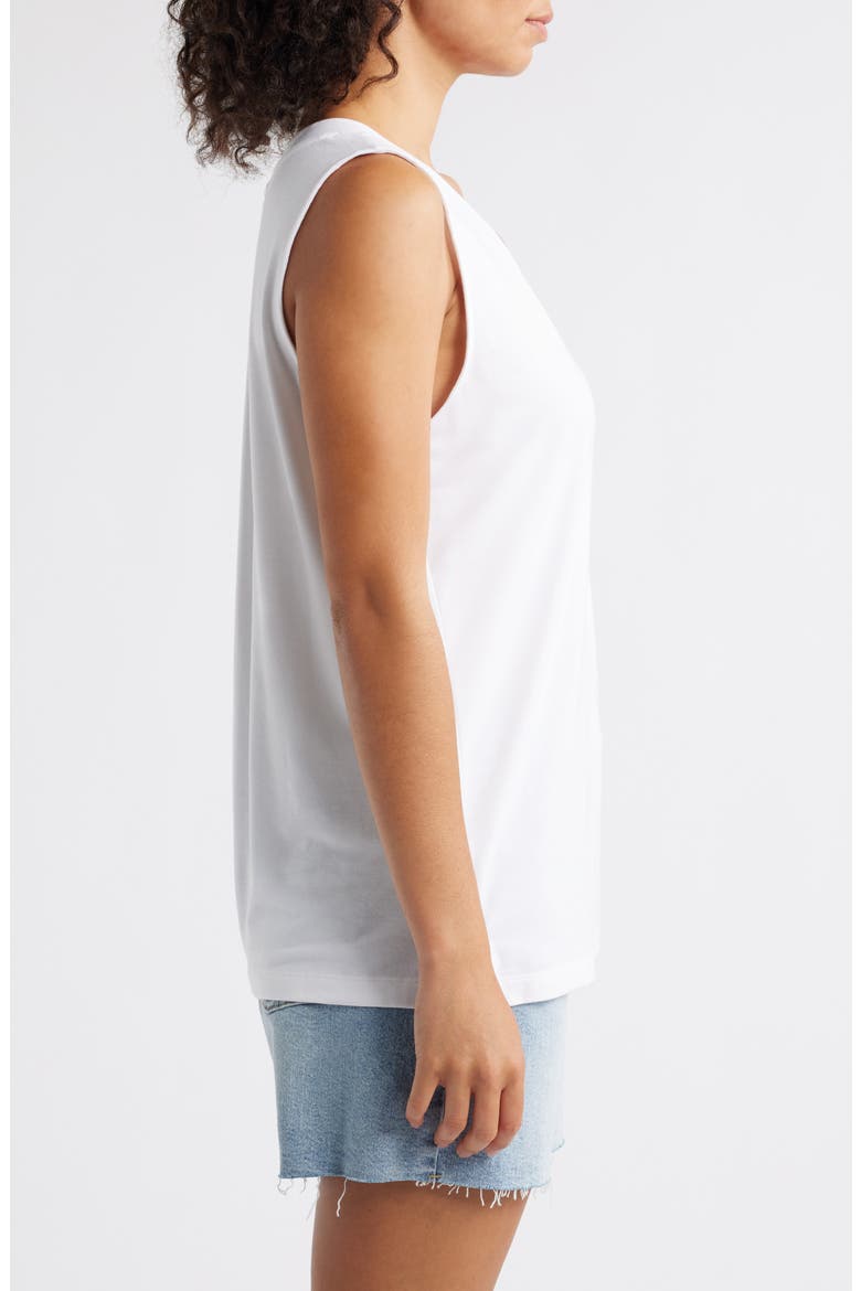 Kauai V-Neck Tank, Alternate, color, WHITE