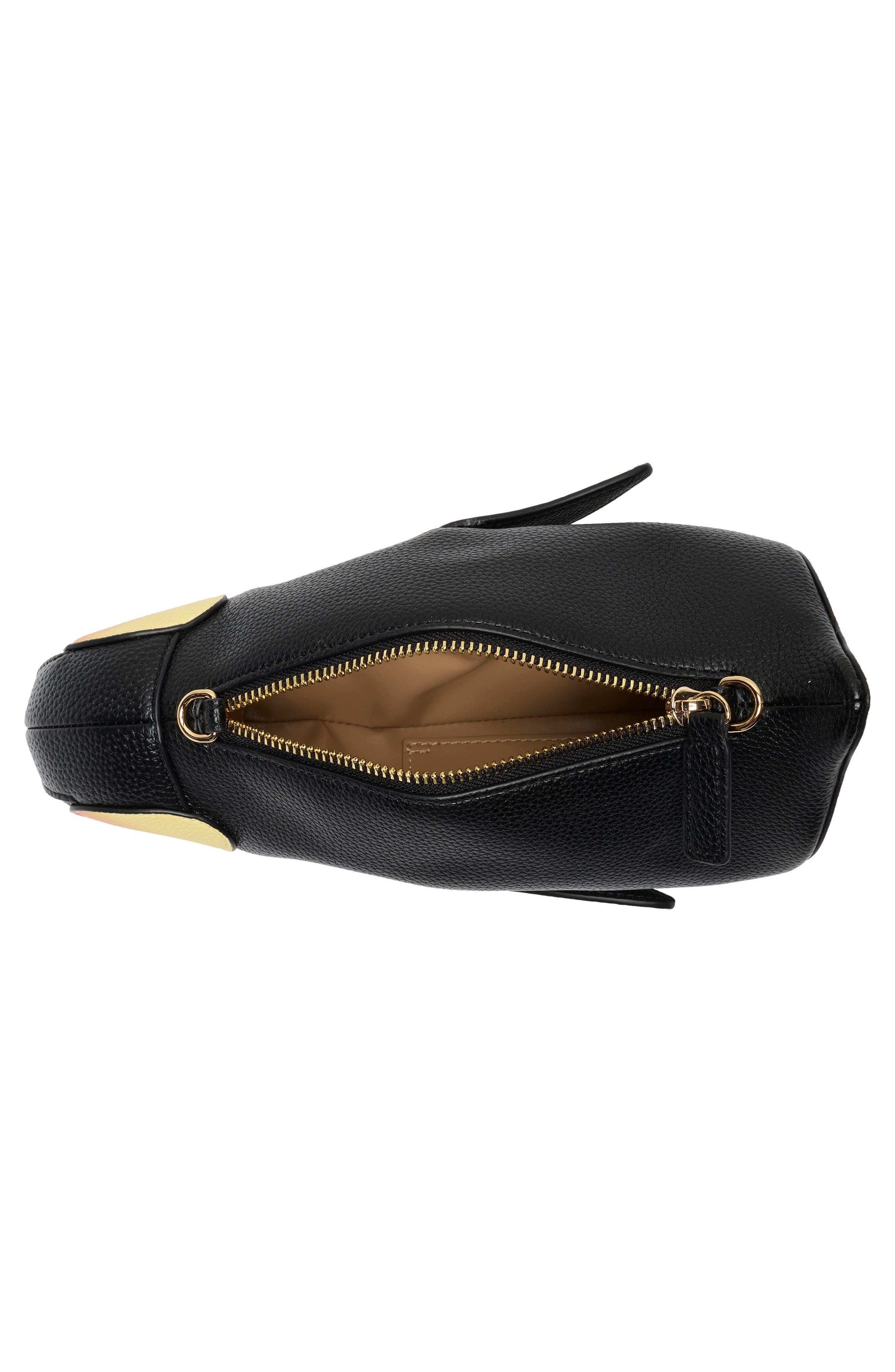 Pia Penguin Crossbody Bag, Alternate, color, BLACK