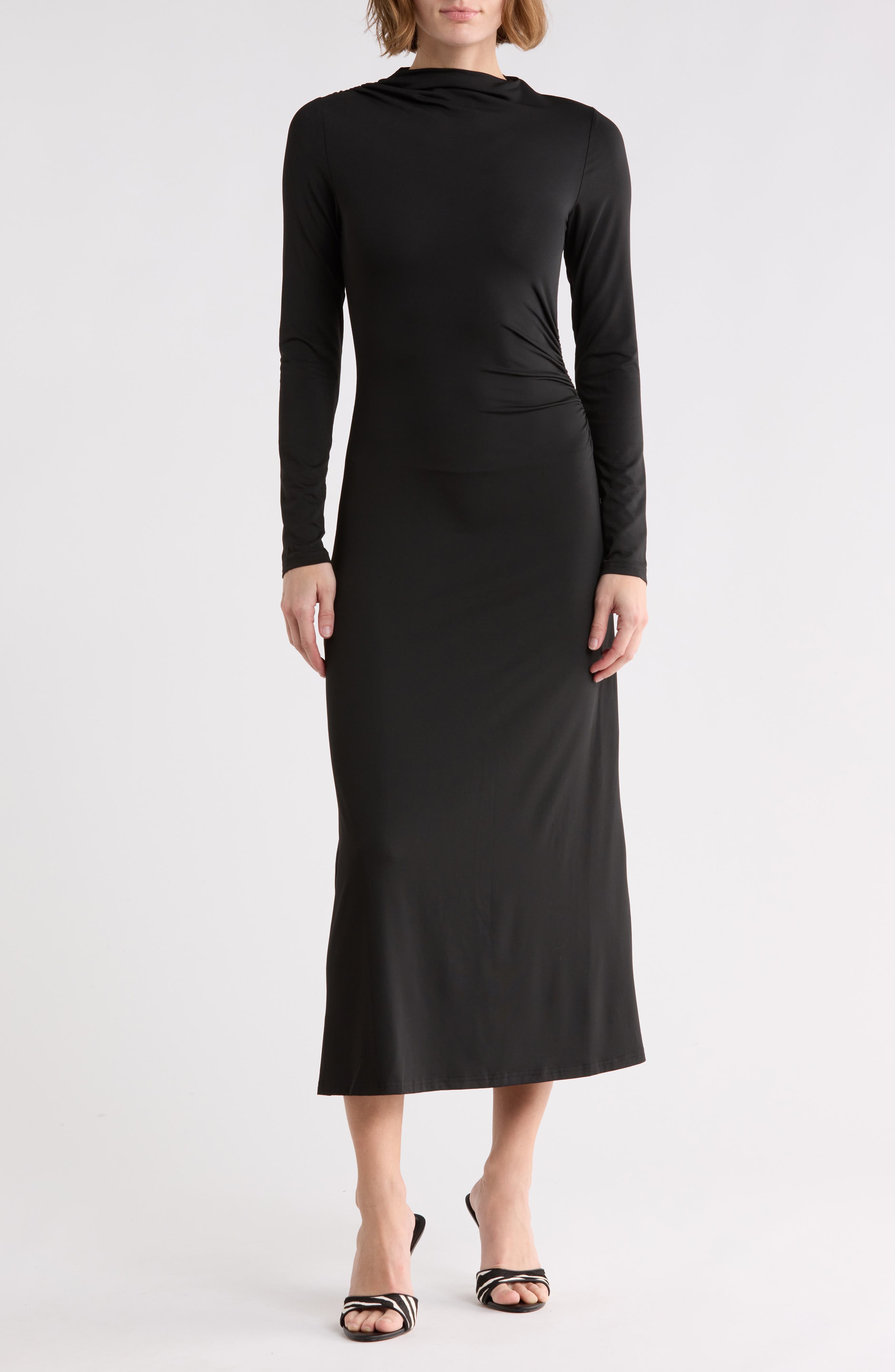 Cleo Long Sleeve A-Line Dress