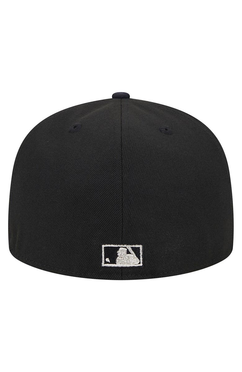 New Era Men's New Era Black San Diego Padres Metallic Camo 59FIFTY Fitted Hat, Alternate, color,