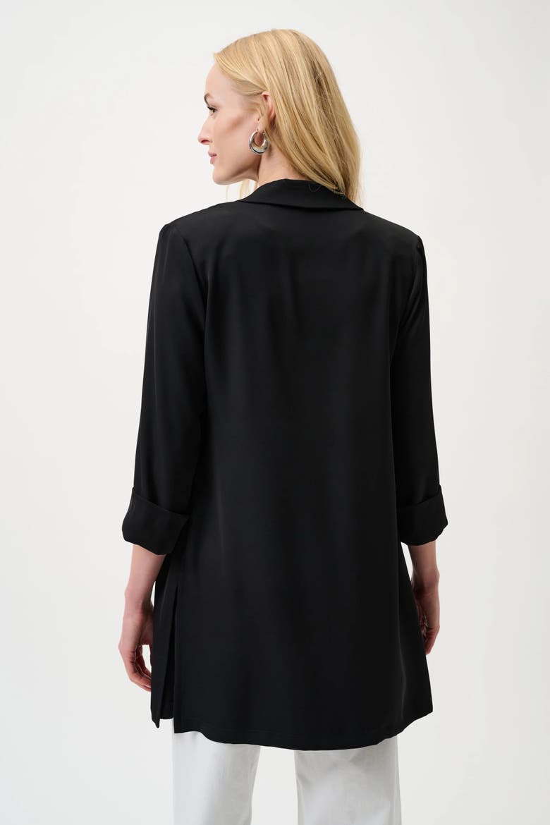 Classic Long Blazer, Alternate, color, Black