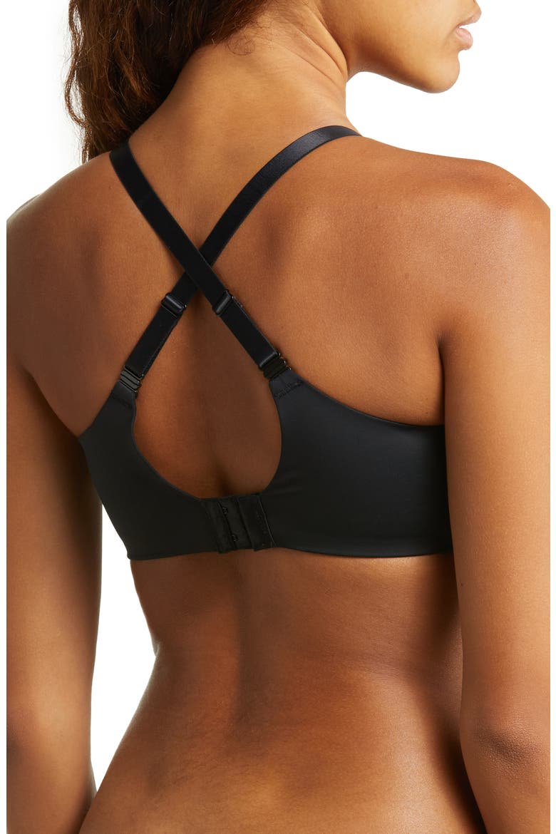 Superbly Smooth Underwire Bra, Alternate, color, BLACK