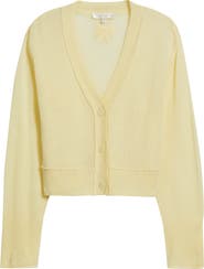 LoveShackFancy Lawrence Crop Cashmere Cardigan