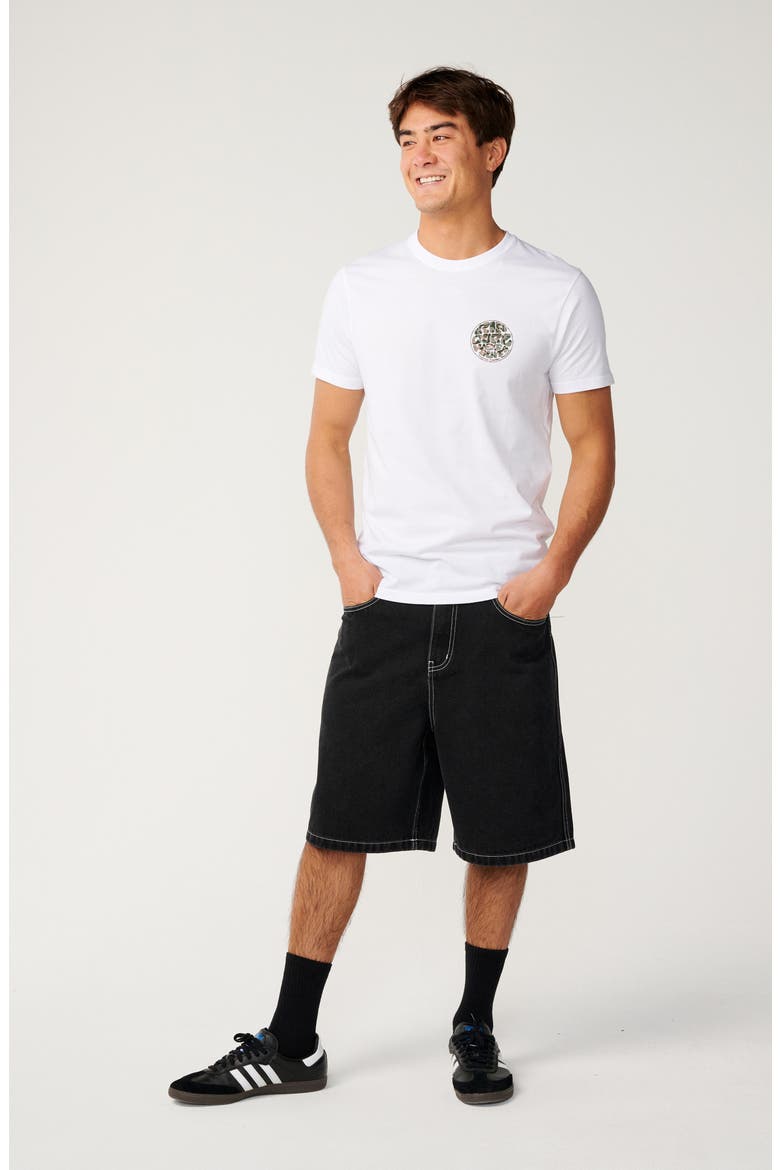 Wettie Passage Logo Cotton Graphic T-Shirt, Alternate, color, WHITE