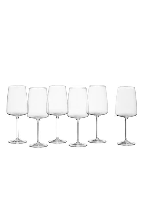 Schott Zwiesel Sensa Set Of 6 Red Wine Glasses In Clear