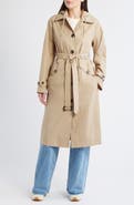 Bernardo Paperweight Long Raincoat