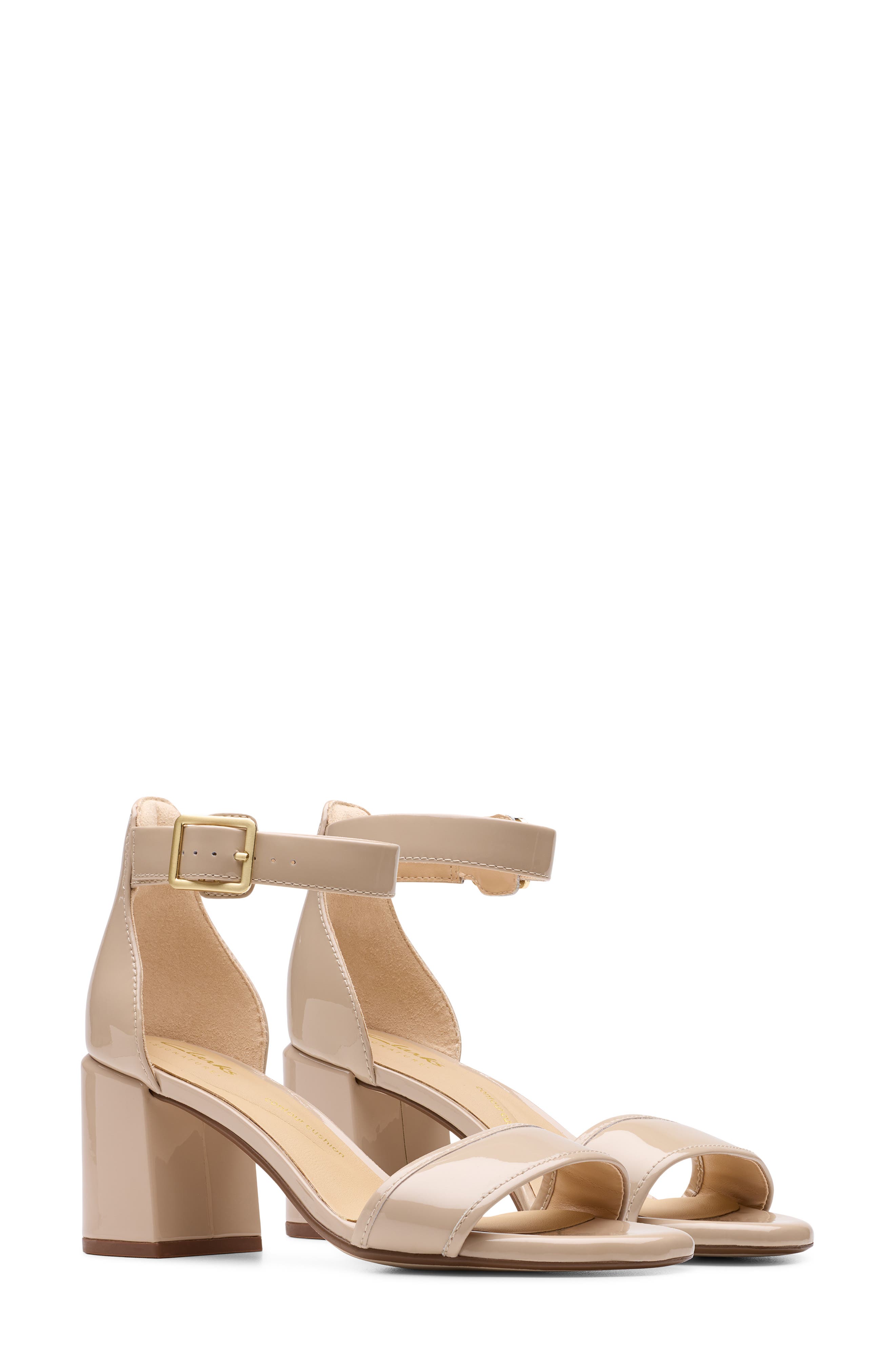 Ezoria Mae Ankle Strap Sandal, Alternate, color, SAND PATENT