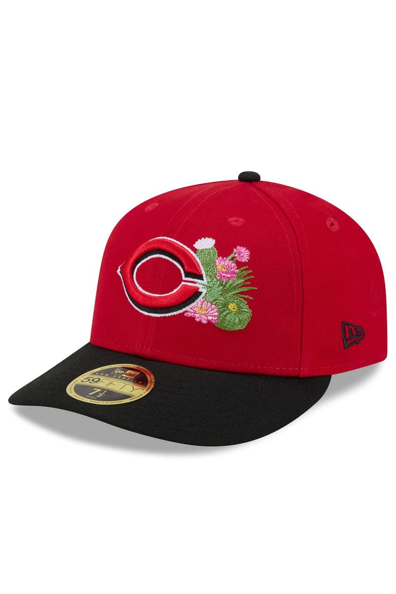 Men's New Era  Red/Black Cincinnati Reds 2026 Spring Training Low Profile 59FIFTY Fitted Hat, Alternate, color, Red