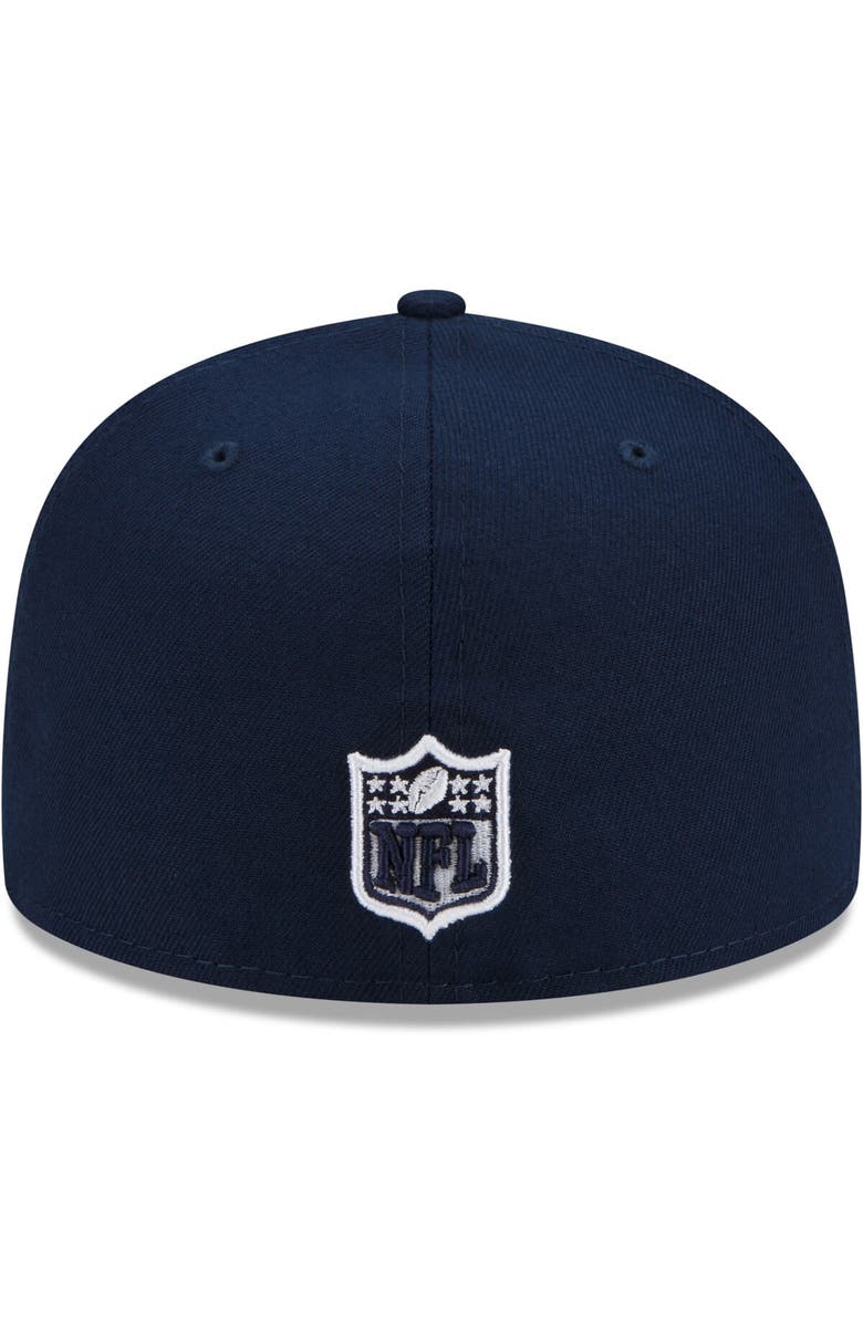 New Era Men's New Era Navy New England Patriots Patch Up Super Bowl XXXVI 59FIFTY Fitted Hat, Alternate, color, 